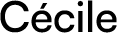 logo typographique Cécile